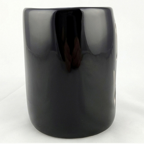 ⭐️2/ $50⭐️ Rae Dunn Black Mug White Large Letters BASIC  WITCH Halloween Festive - Picture 2 of 9